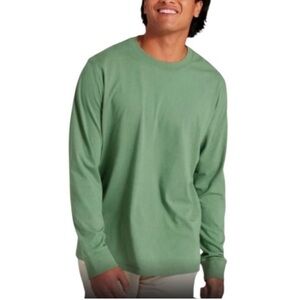 NWT allbirds Mens Long Sleeve Tee Hazy Cargo Green Organic Cotton sz small